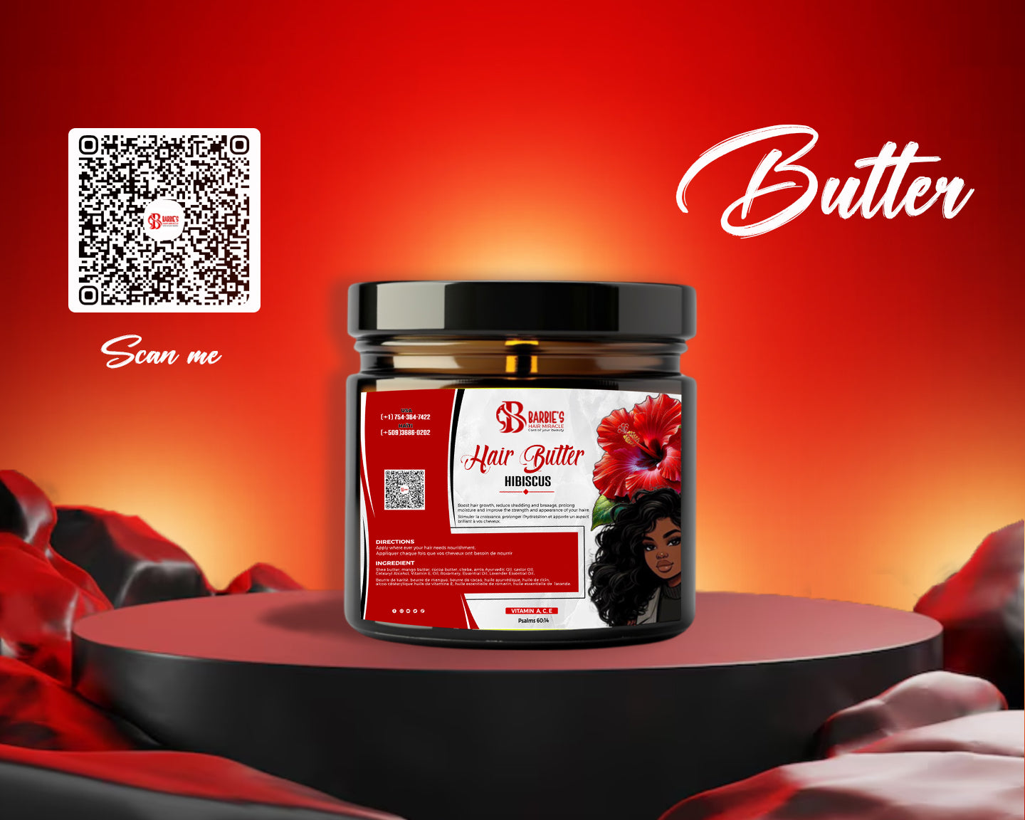 HIBISCUS 🌺HAIR BUTTER