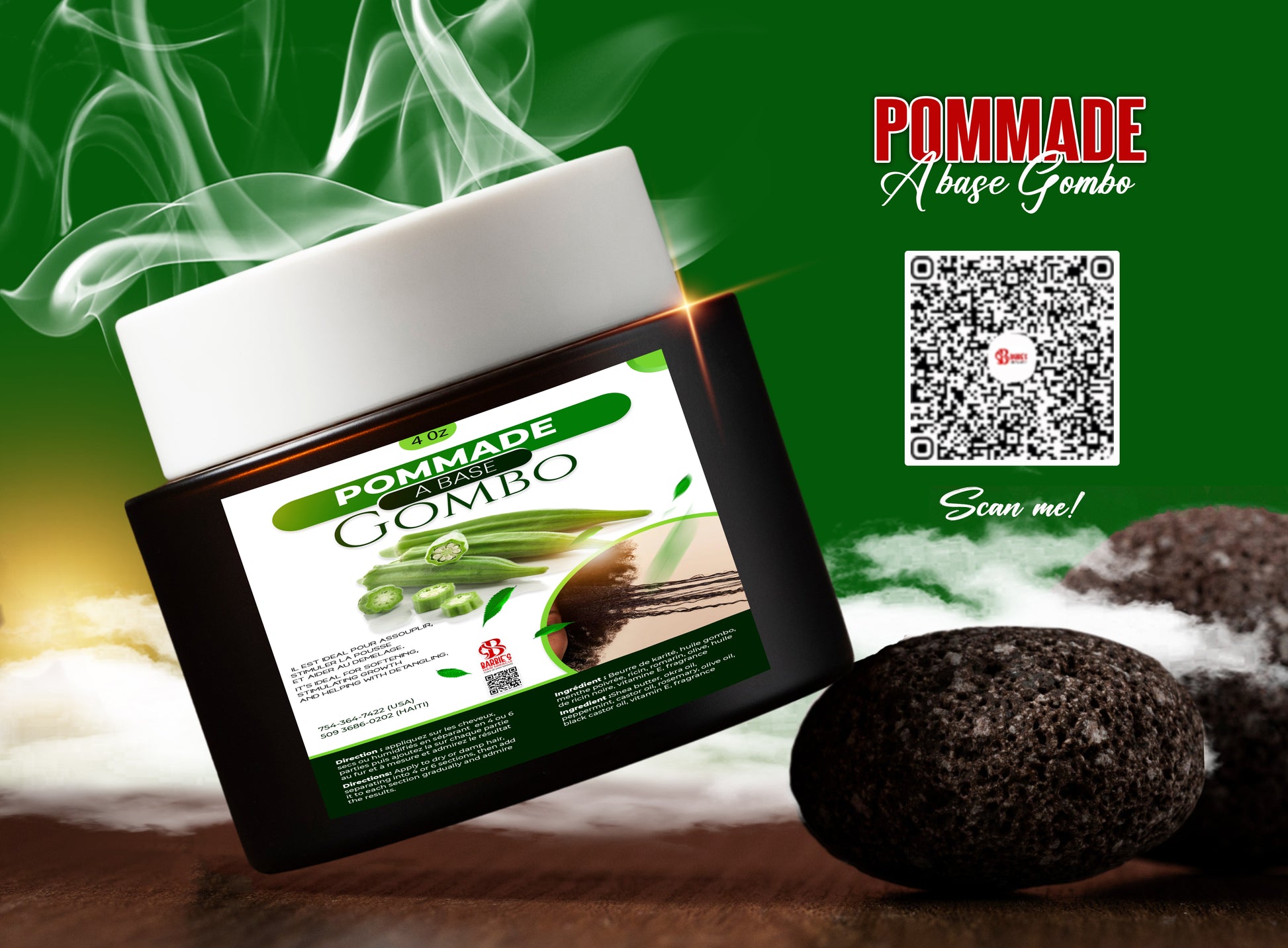 GOMBO|OKRA🌱 HAIR POMADE