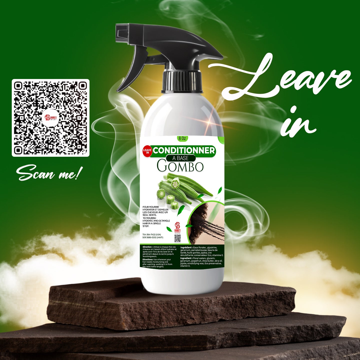 GOMBO|OKRA🌱 HAIR LEAVE IN CONDITIONER